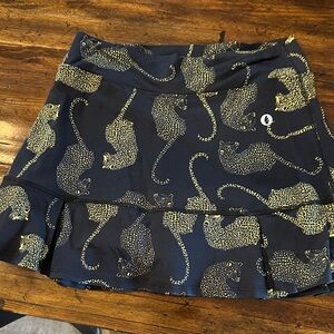 Chic Leopard Print Mini Skirt